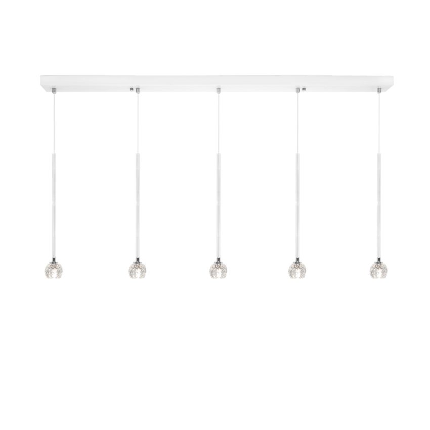 Moss luminaire - Suspension salle à manger en cristal - suspension vintage - suspension design- moss series - suspension 3 point (2)