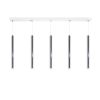 moss luminaire - suspension tube chrome - suspension design chrome salle de reunion - luminaire bureau - moss series