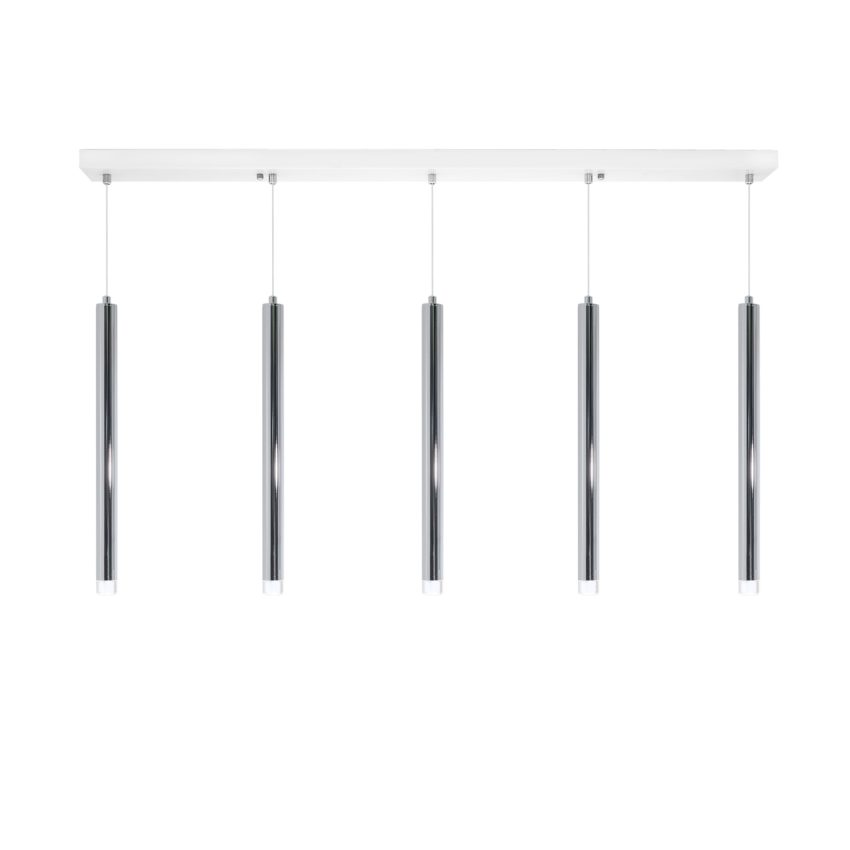 moss luminaire - suspension tube chrome - suspension design chrome salle de reunion - luminaire bureau - moss series