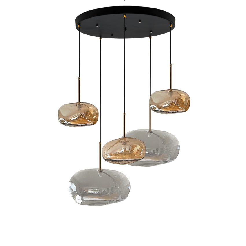 suspension-galet-verre-ambre-design-moss-series