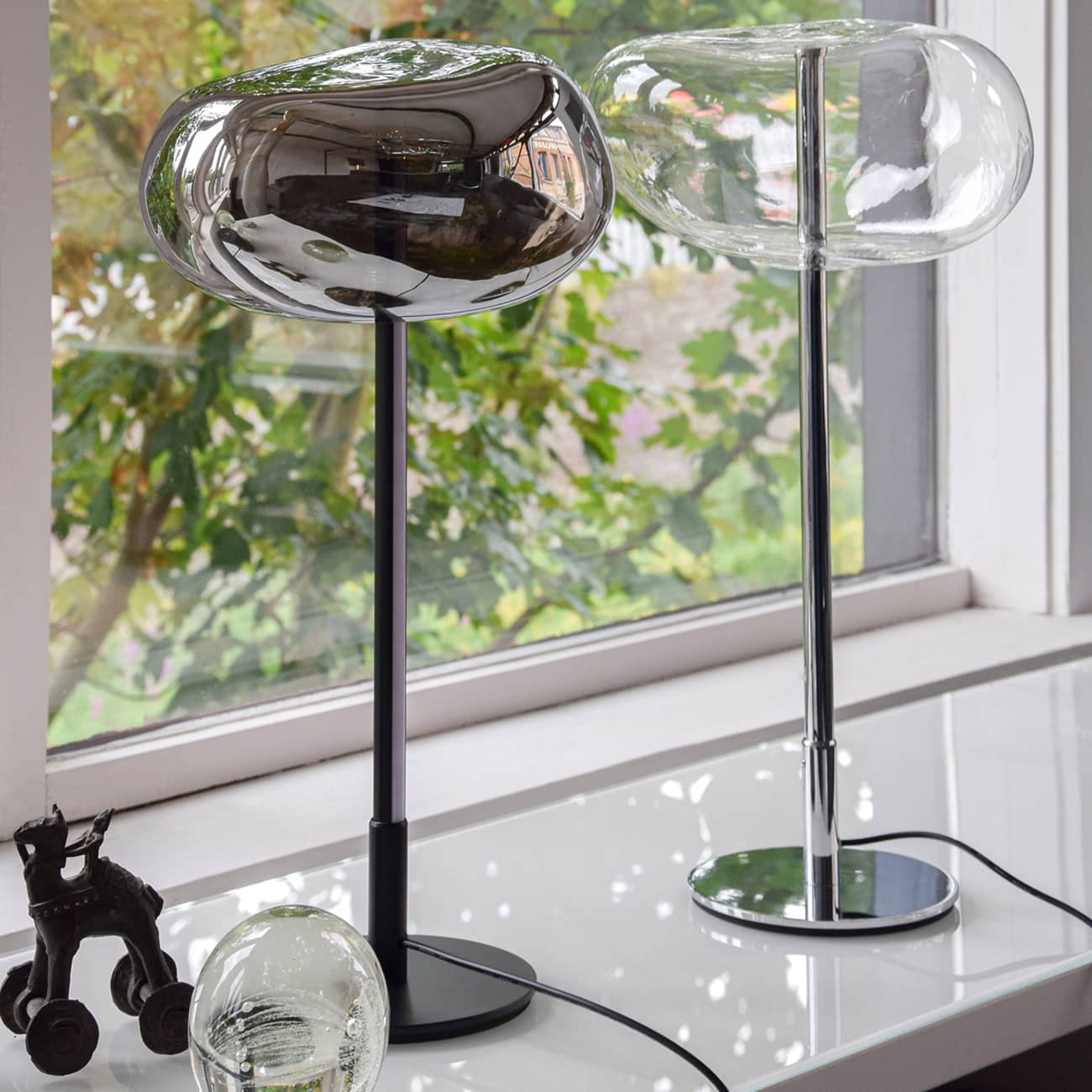 Lampe Galet de Verre