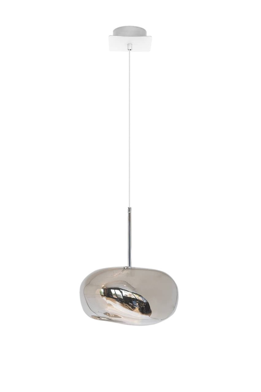 suspension-design-galet-chrome-G1-salle-à-manger-luminaire-en-verre-moss-series