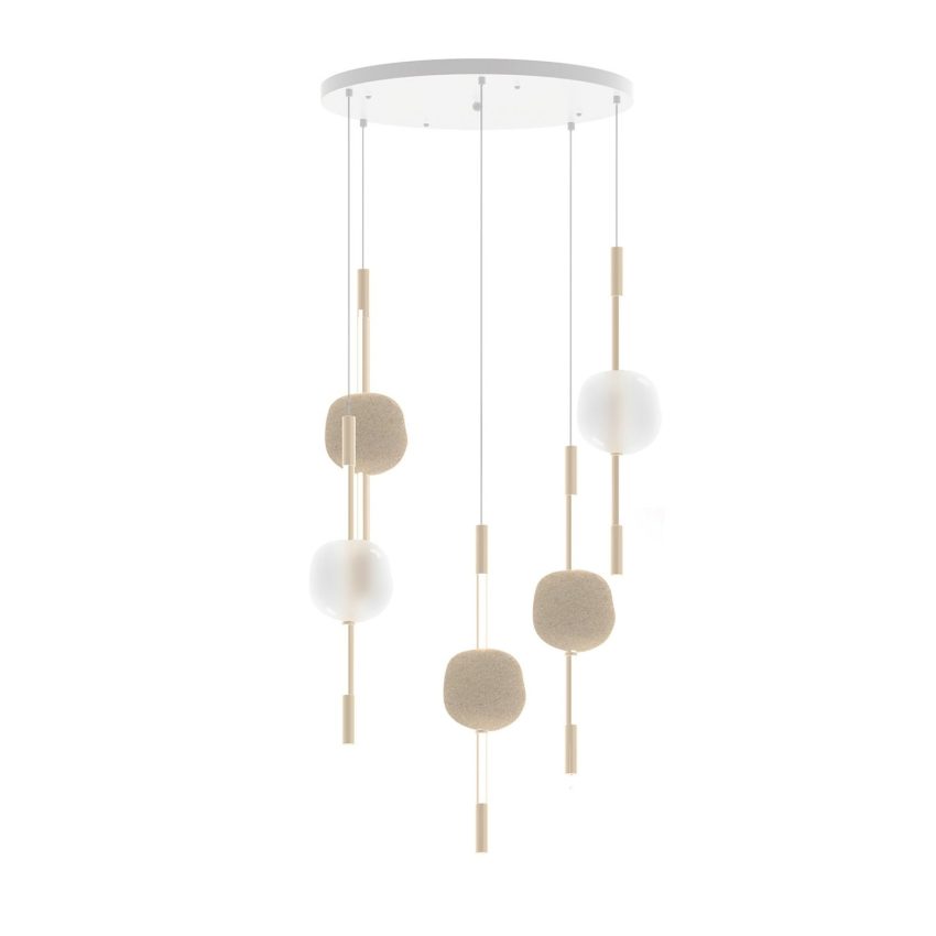 Lustre Attraverso Ivoire Rond - Moss Series - A5