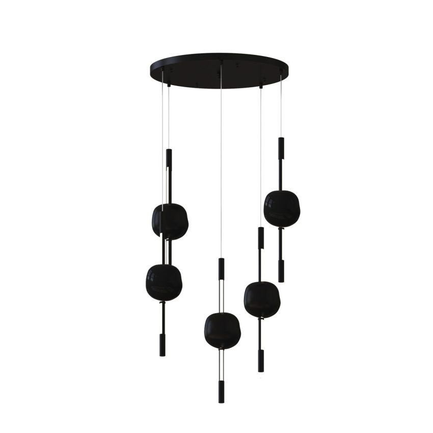 Lustre Attraverso Noir Rond - Moss Series